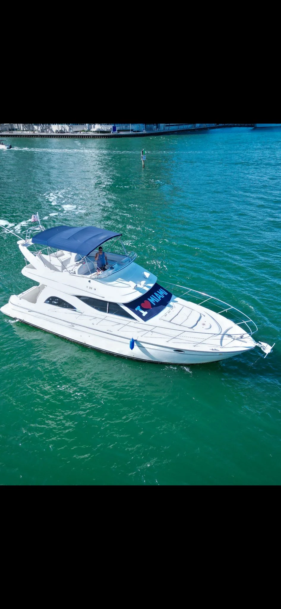 55ft Maxum swim platform